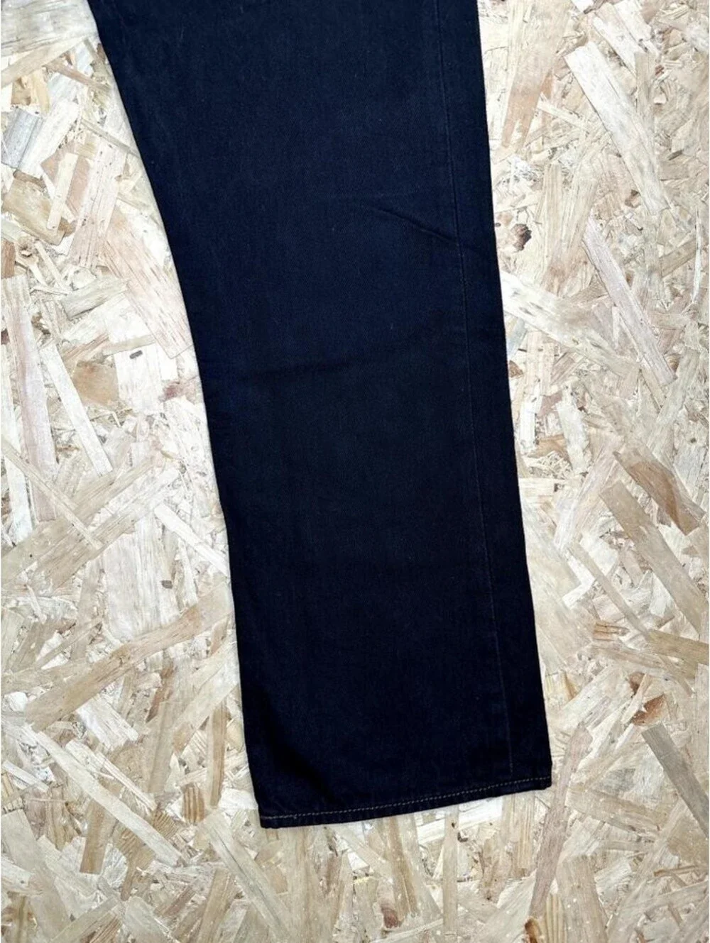 Levis 501 Original Fit Jeans Mens 38x29 Dark Wash Indigo Blue Denim Button Fly